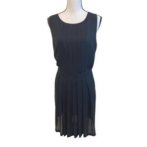 HD In Paris Womens A-Line 14 Black Solid Dress s